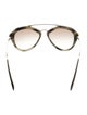 Prada Aviator Gradient Sunglasses