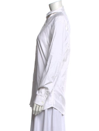 Prada Long Sleeve Button-Up Top