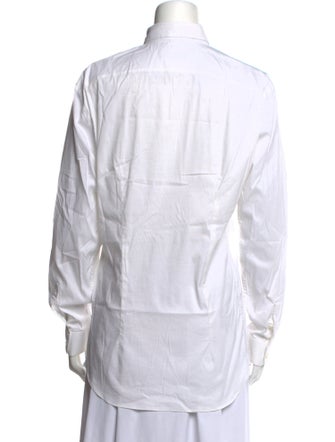 Prada Long Sleeve Button-Up Top