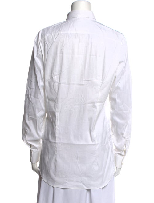 Prada Long Sleeve Button-Up Top