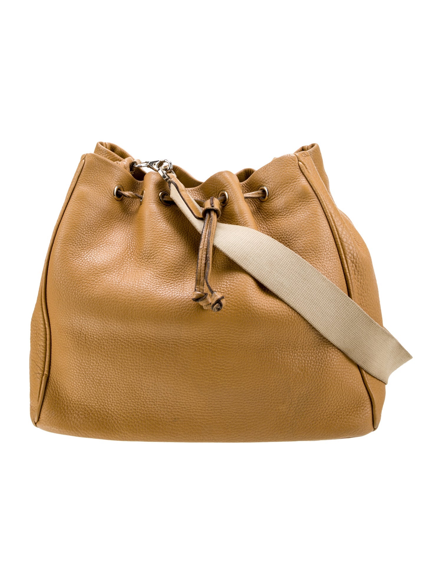 Prada Vitello Daino Leather Bucket Bag