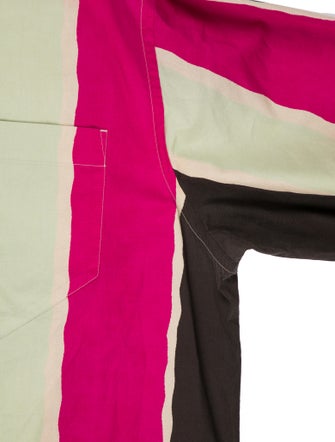 Prada 2021 Colorblock Pattern Shirt