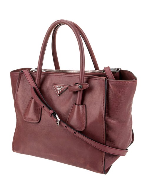 Prada Glace Calf Leather Twin Pocket