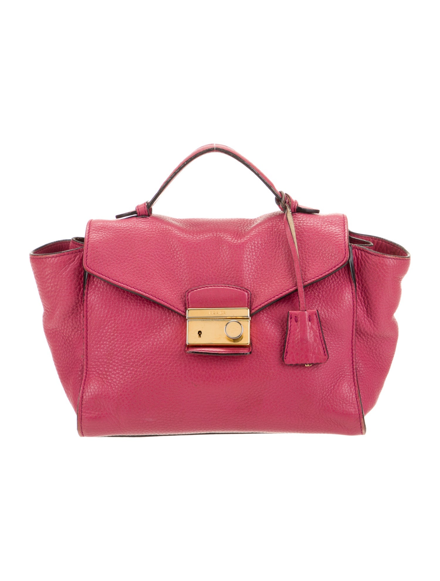 Prada Leather Top Handle Bag