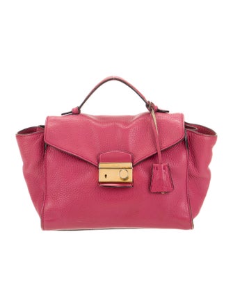 Prada Leather Top Handle Bag