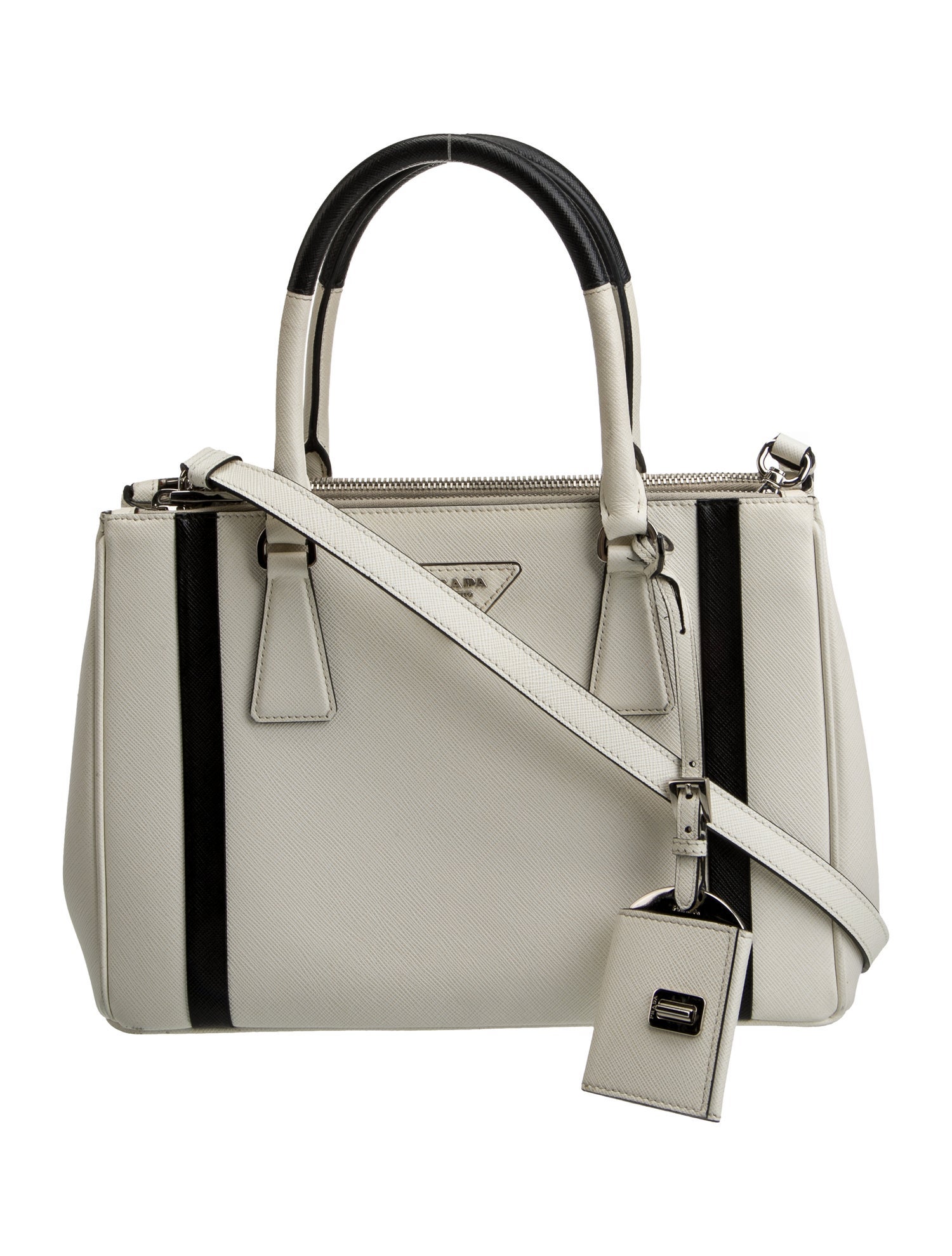 Prada Saffiano Leather Galleria Double Zip Medium