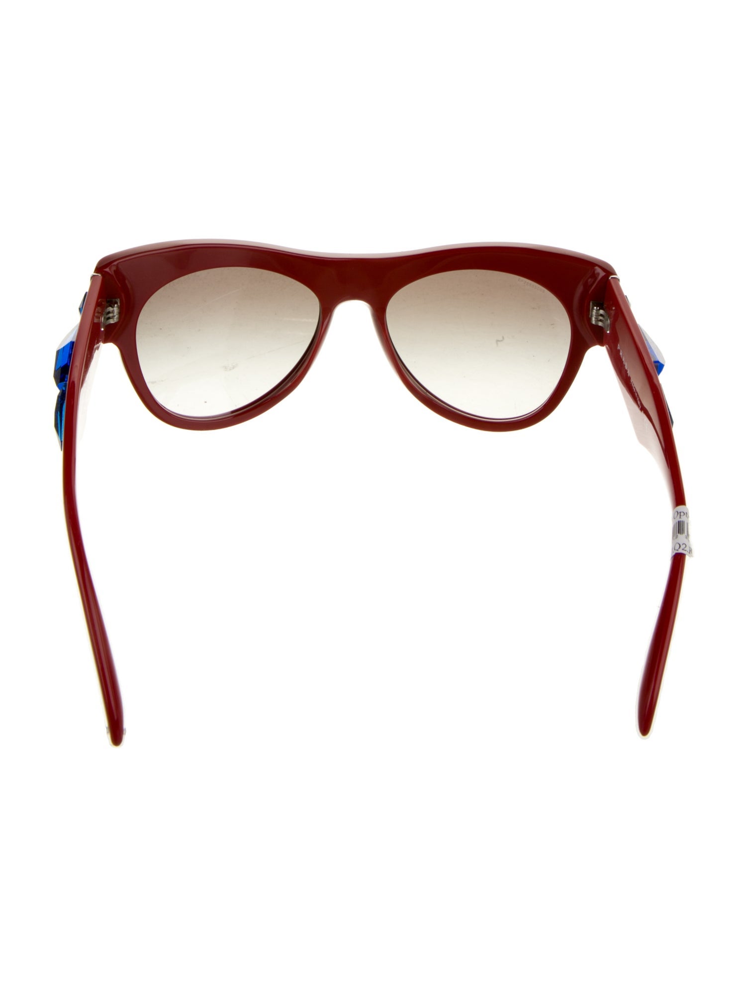Prada Round Gradient Sunglasses