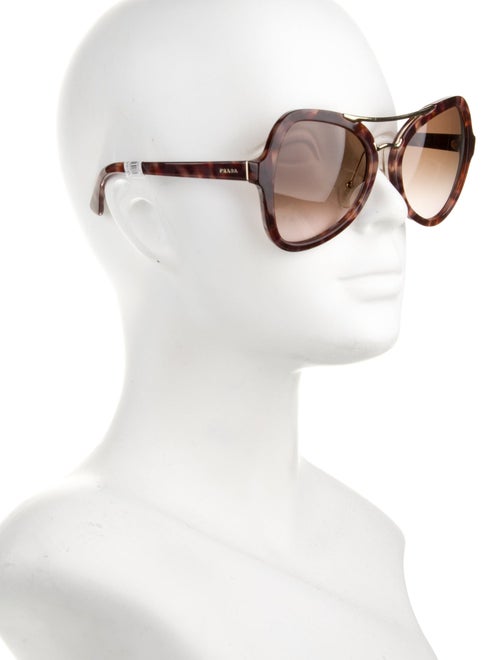 Prada Aviator Gradient Sunglasses