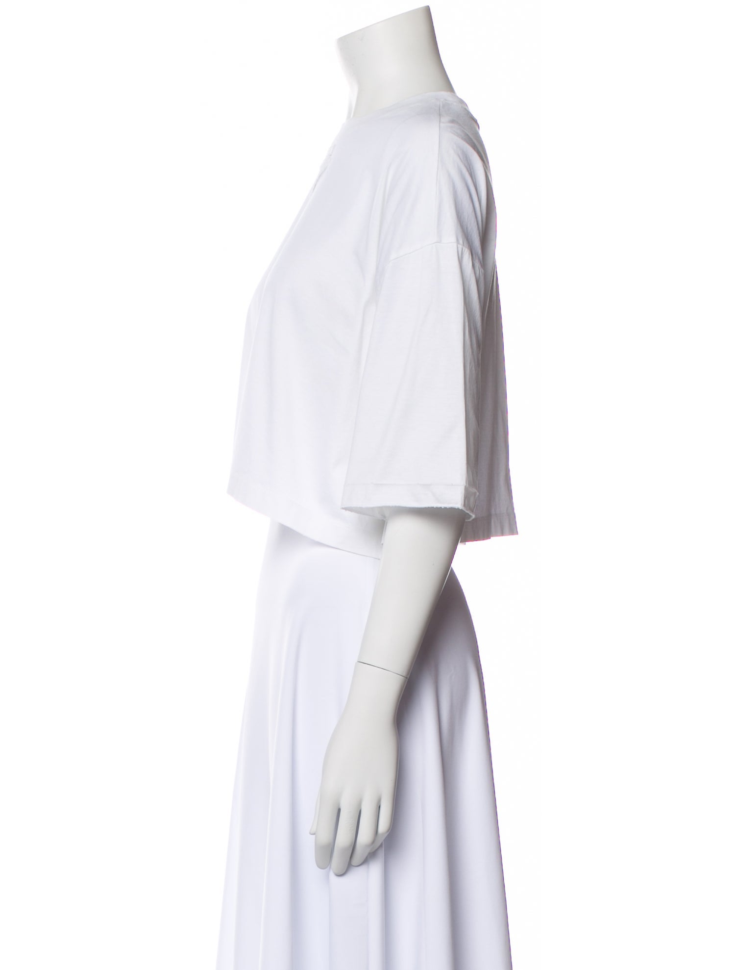 Prada 2022 Crew Neck Crop Top