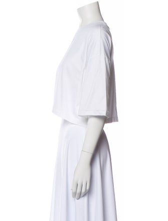 Prada 2022 Crew Neck Crop Top