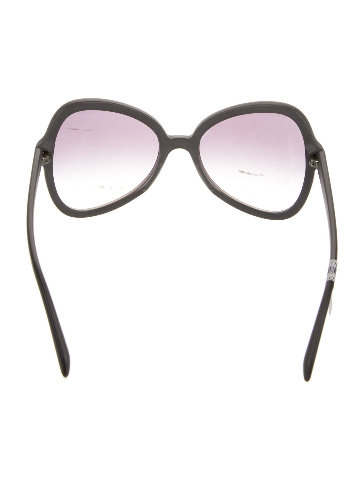 Prada Web Accent Oversize Sunglasses
