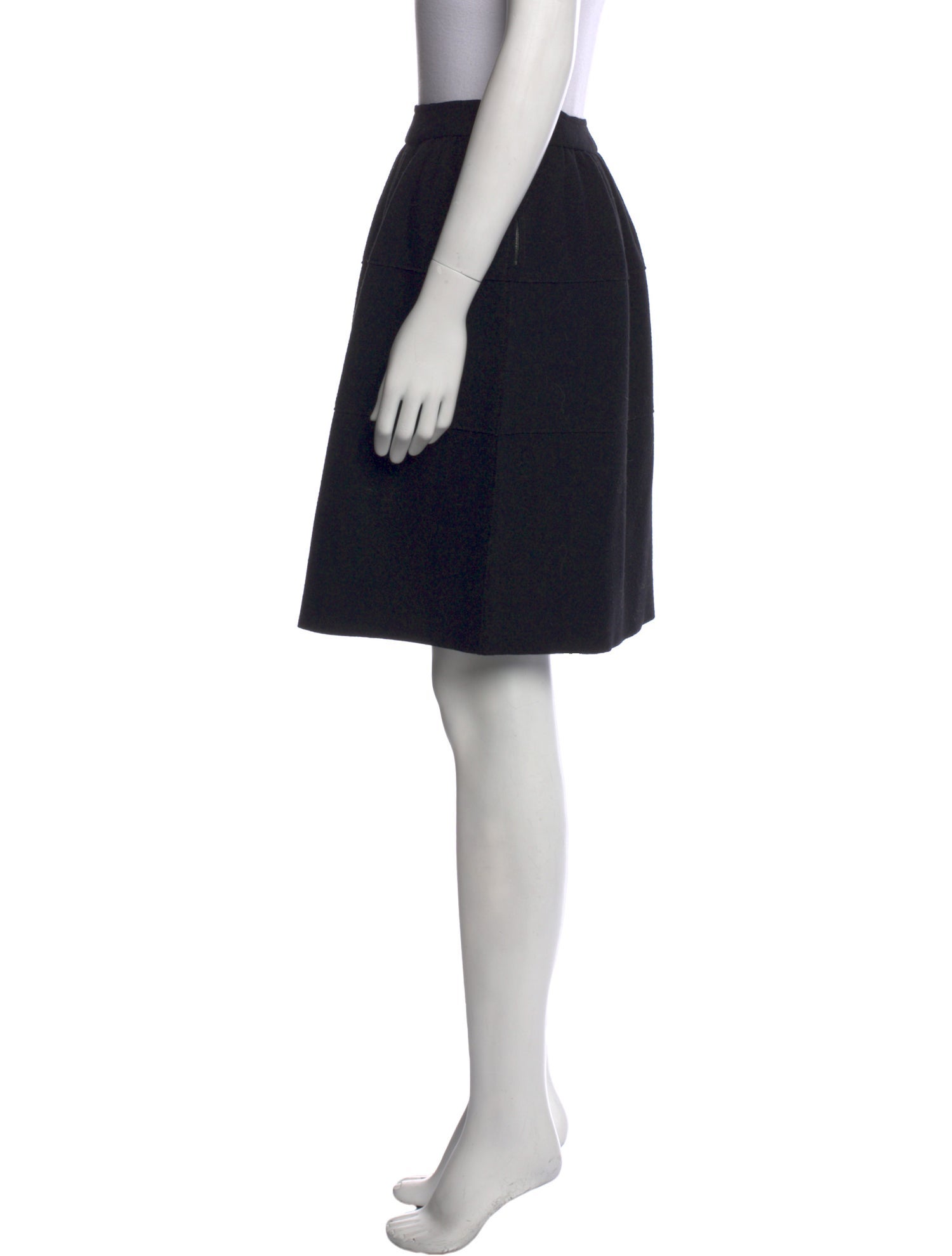 Prada Virgin Wool Knee-Length Skirt