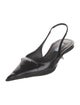 Prada Leather Slingback Pumps