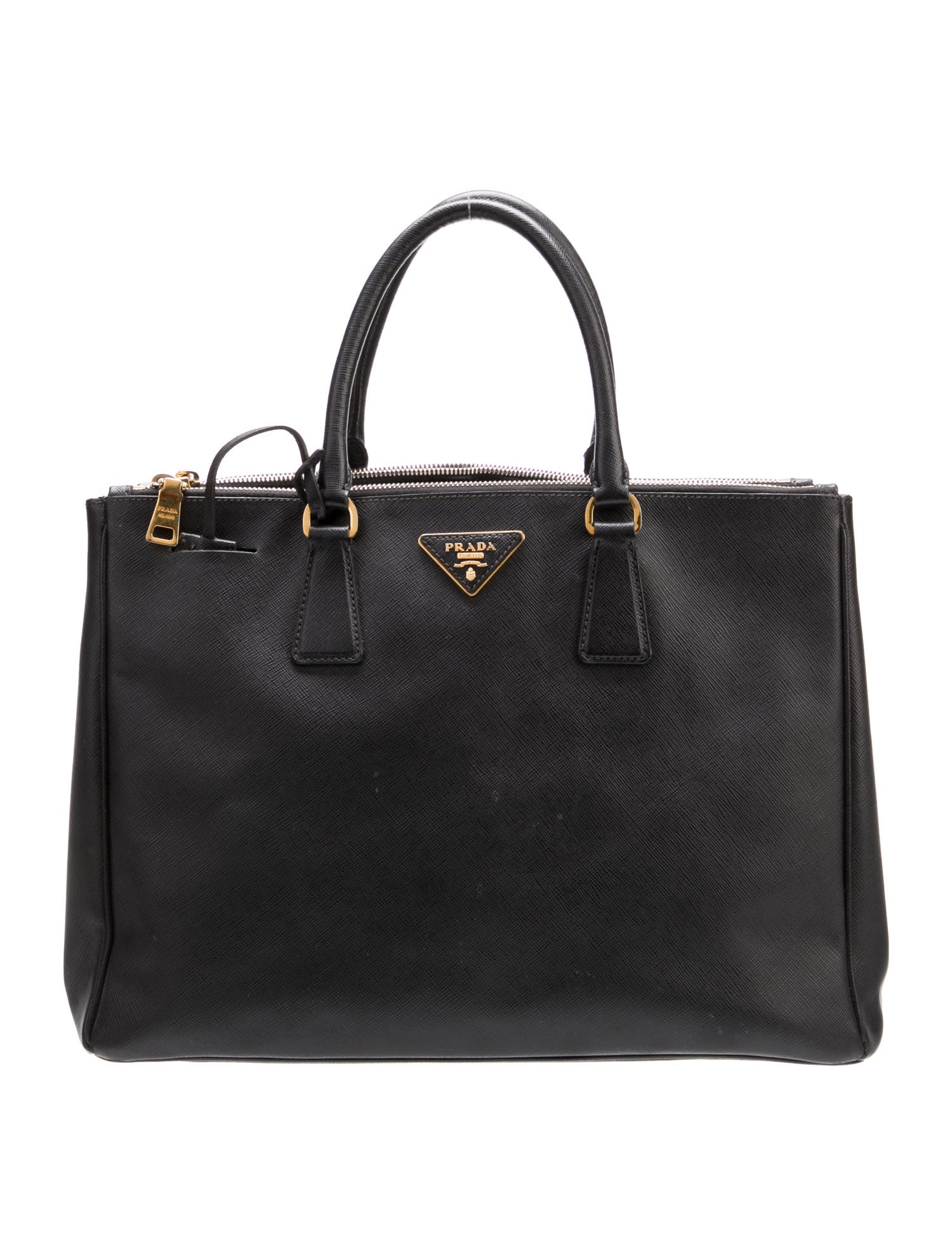 Prada Saffiano Leather Galleria Double Zip Large