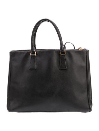Prada Saffiano Leather Galleria Double Zip Large