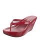 Prada Patent Leather Flip Flops