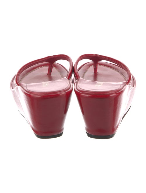 Prada Patent Leather Flip Flops