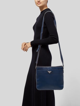 Prada Vitello Daino Leather Crossbody Bag