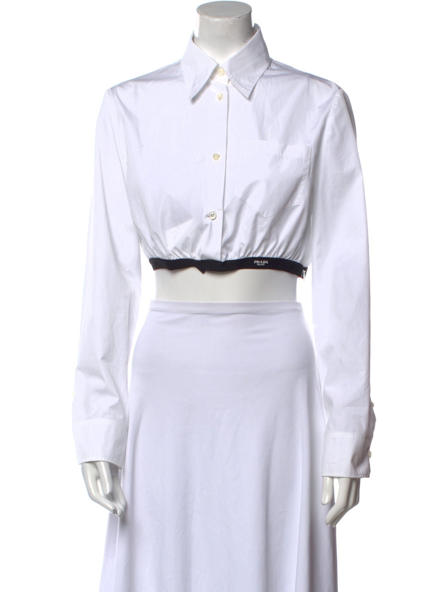 Prada 2023 Long Sleeve Crop Top w/ Tags