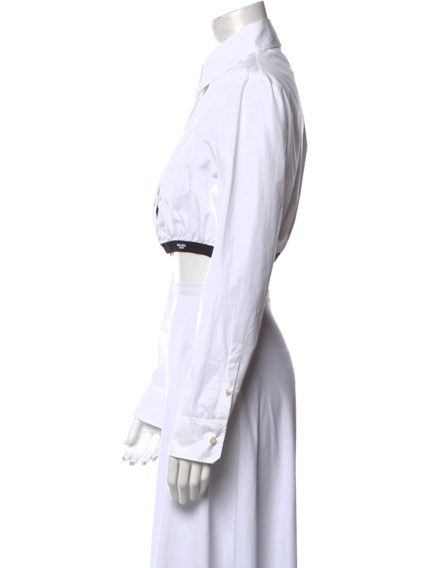 Prada 2023 Long Sleeve Crop Top w/ Tags