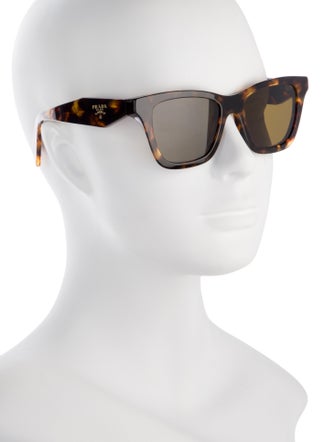Prada Square Tinted Sunglasses