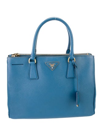Prada Saffiano Leather Galleria Double Zip