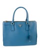 Prada Saffiano Leather Galleria Double Zip