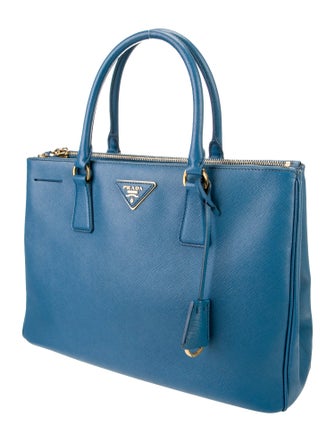 Prada Saffiano Leather Galleria Double Zip