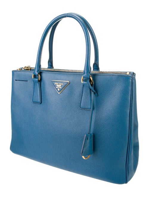 Prada Saffiano Leather Galleria Double Zip