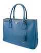 Prada Saffiano Leather Galleria Double Zip