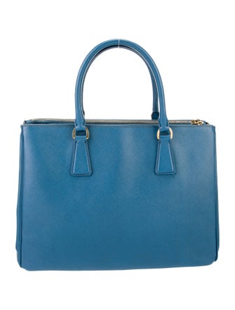 Prada Saffiano Leather Galleria Double Zip
