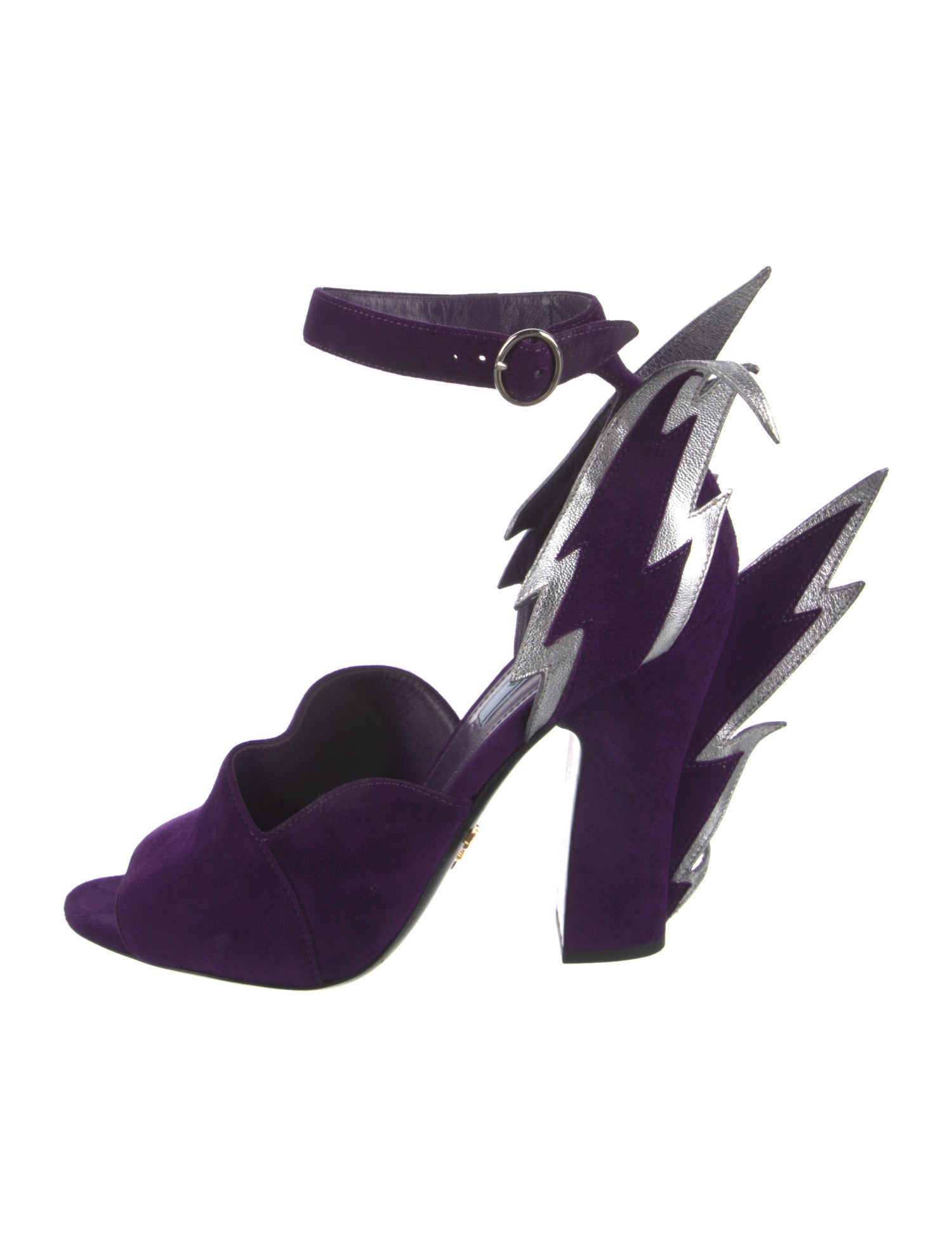 Prada Suede D'Orsay Pumps