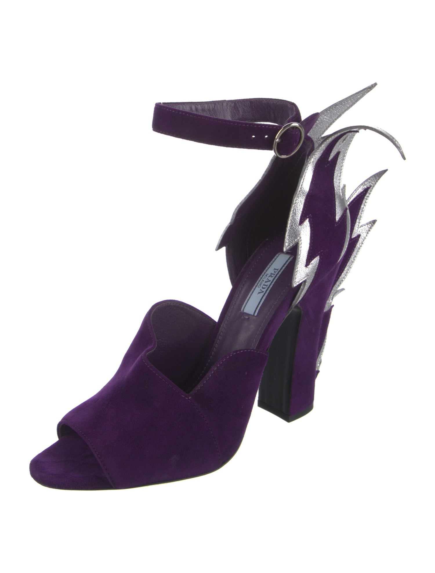 Prada Suede D'Orsay Pumps