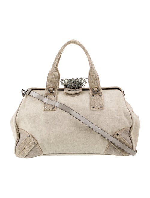 Prada Canvas Large Bowler Bag