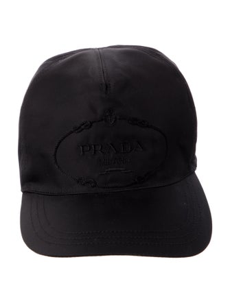 Prada Nylon Embroidered Baseball Hat