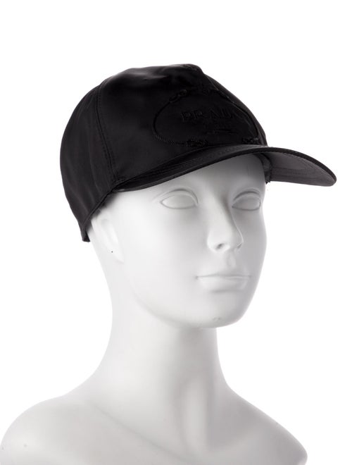 Prada Nylon Embroidered Baseball Hat