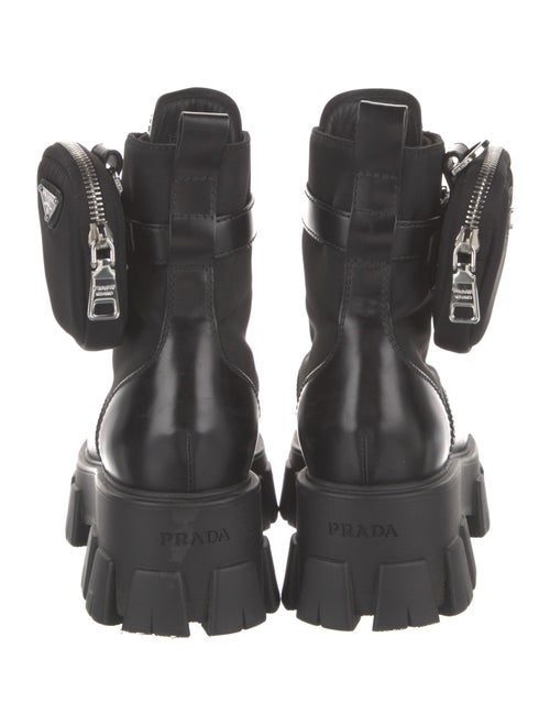 Prada Leather Combat Boots