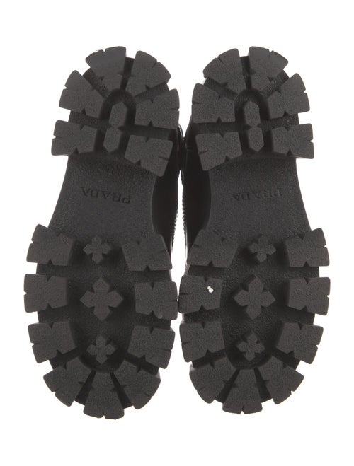 Prada Leather Combat Boots