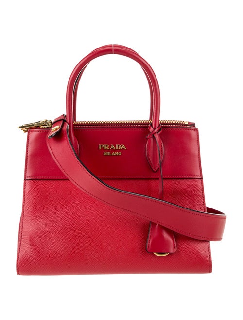 Prada Leather Top Handle Bag