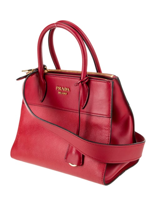 Prada Leather Top Handle Bag