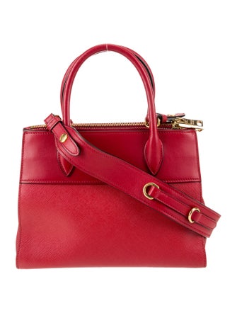 Prada Leather Top Handle Bag