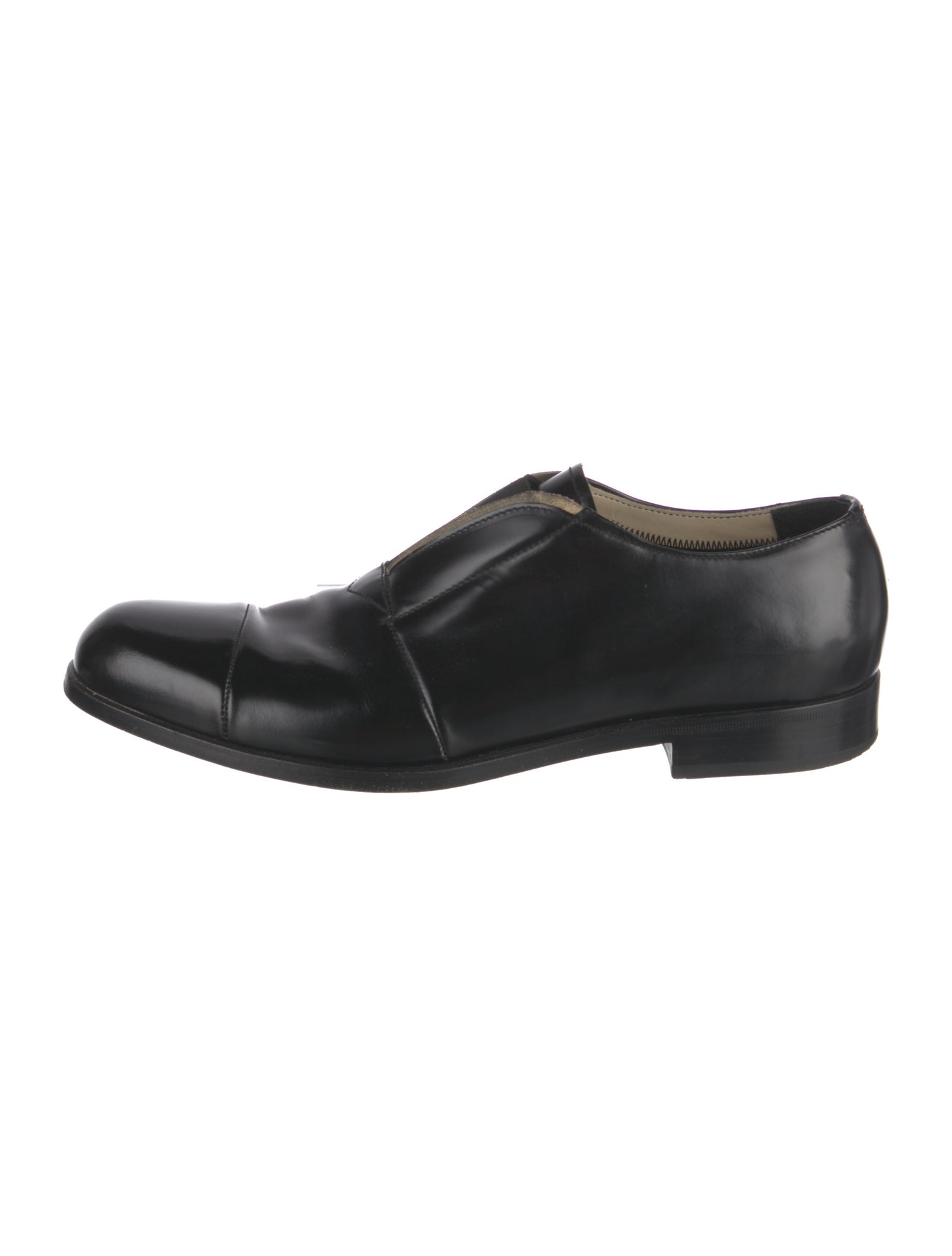 Prada Leather Dress Loafers