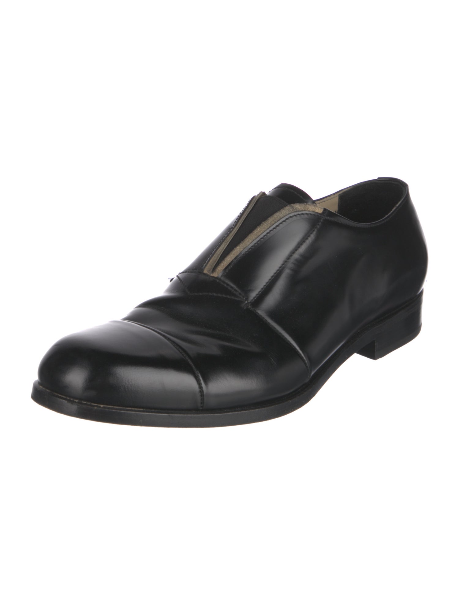 Prada Leather Dress Loafers