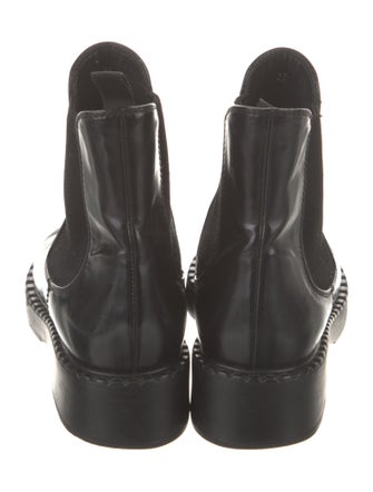 Prada Leather Chelsea Boots