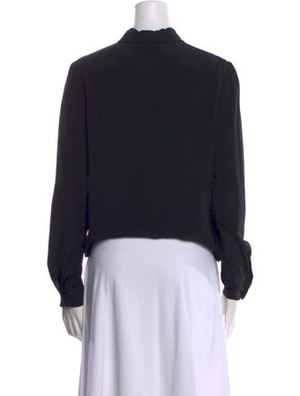 Prada 2017 Silk Button-Up Top