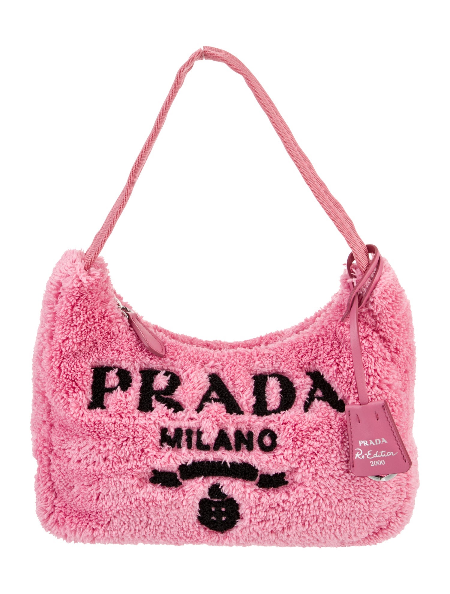 Prada Enameled Metal Triangle Re-Edition 2000 Mini