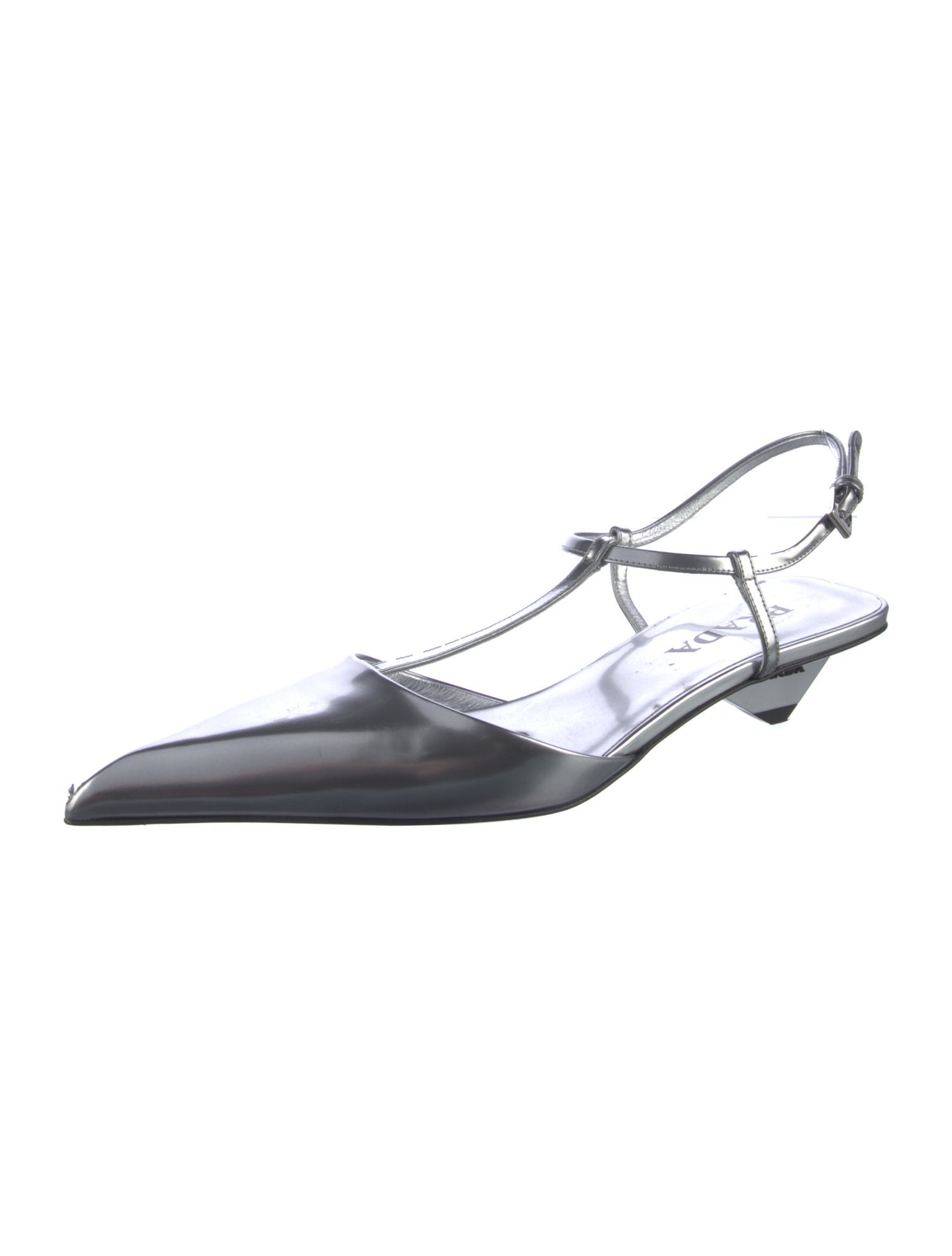 Prada Patent Leather Slingback Pumps