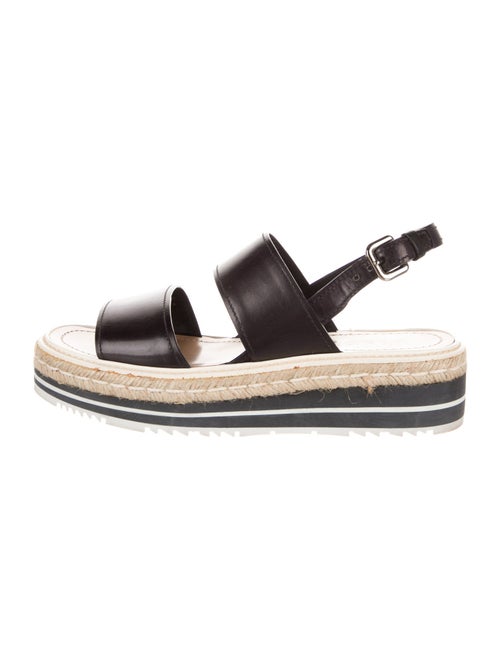 Prada Leather Espadrilles