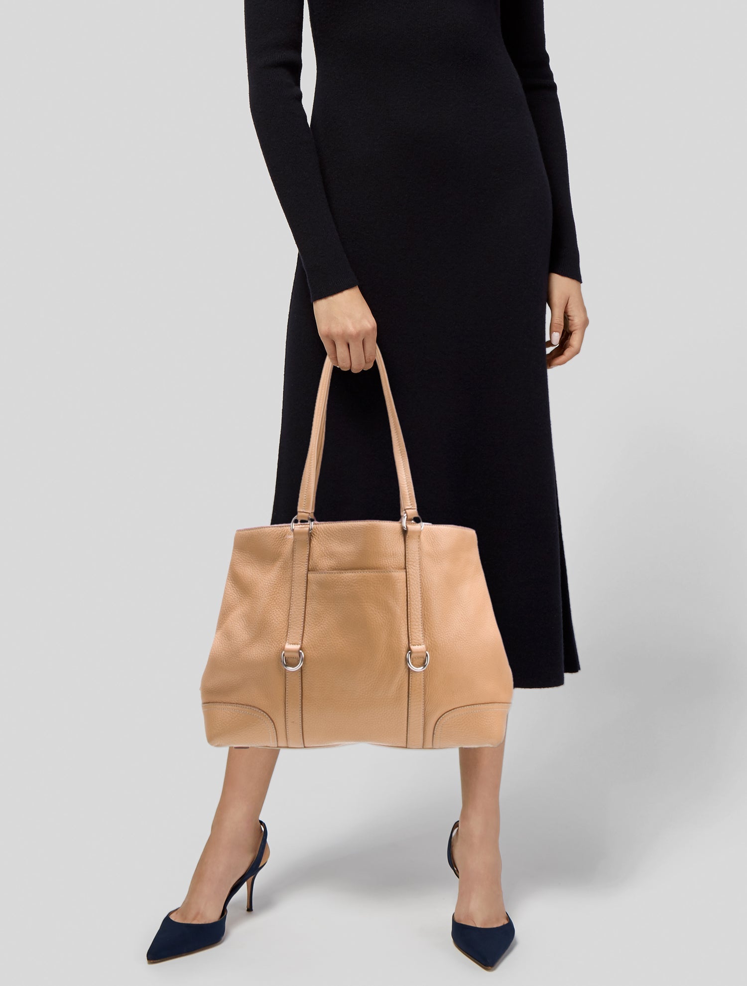 Prada Vitello Daino Leather Shoulder Bag