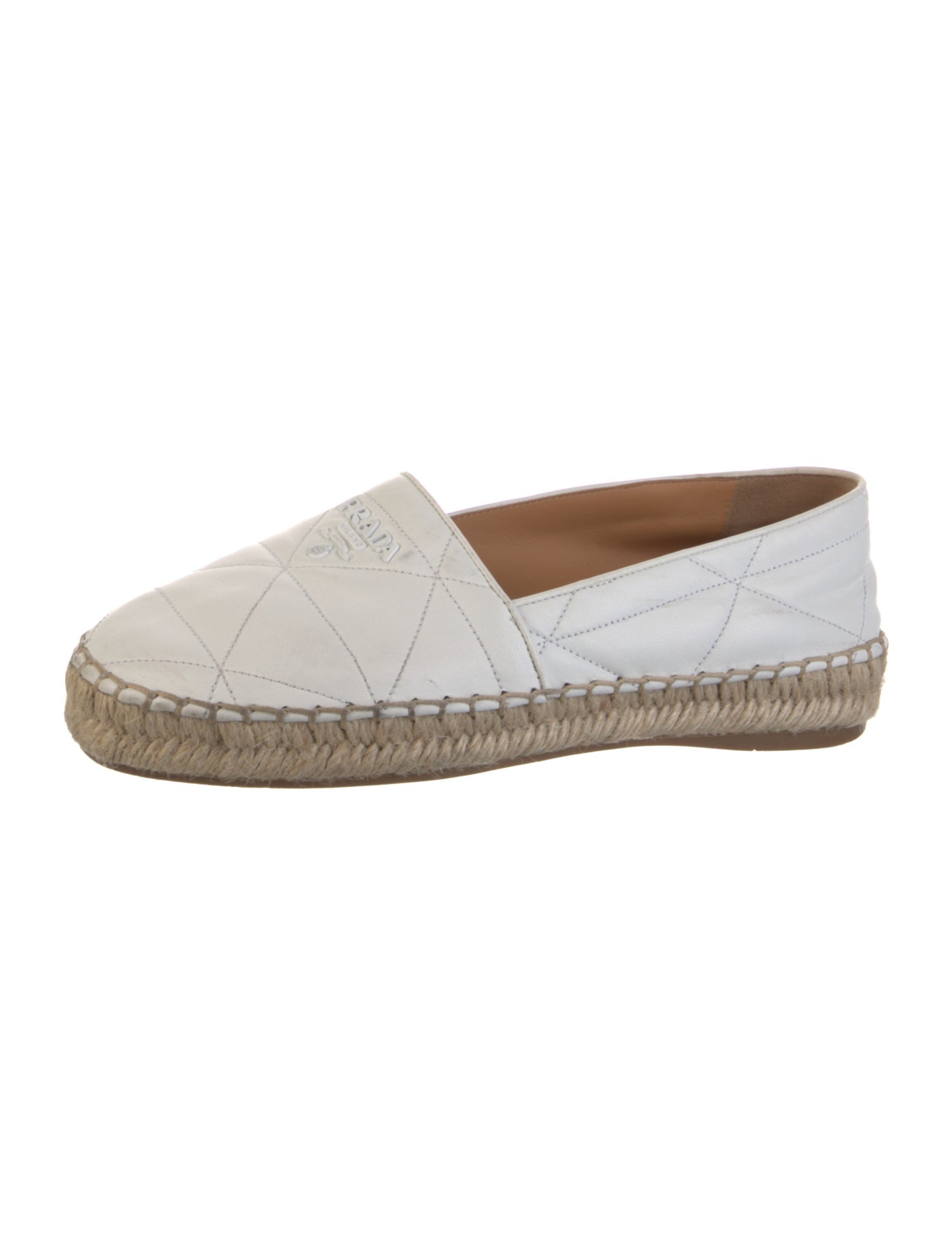 Prada Leather Espadrilles